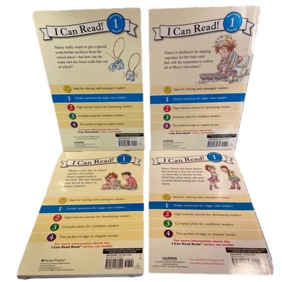 Set of 4 Brand New Fancy Nancy Level 1 Books Kindergarten - 1st Grade Children's - Picture 4 of 10